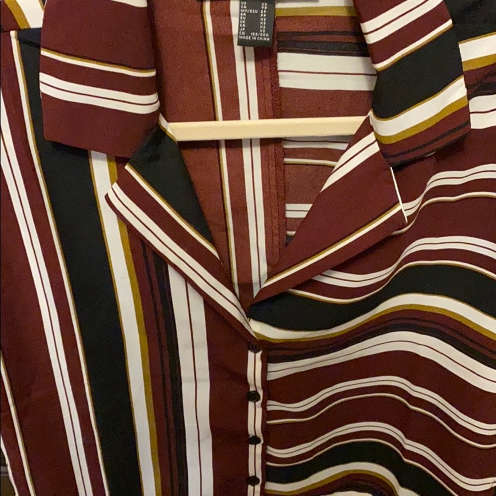 Multi-Colored Striped Blouse - Picture 2 of 6
